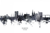 Dundee Scotland Skyline Poster och Canvastavla
