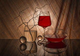 From the series "Experiments with glass" Poster och Canvastavla