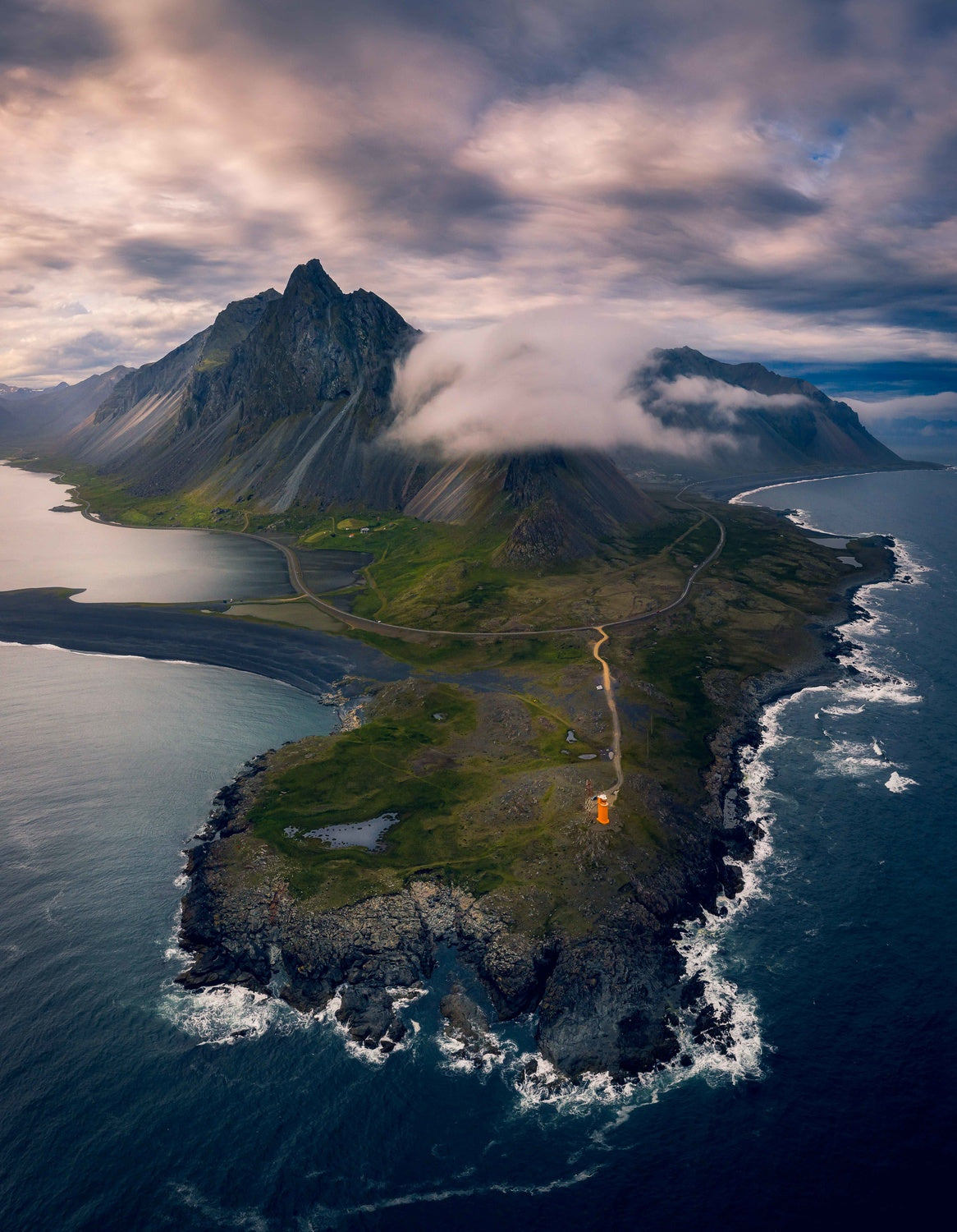 Eystrahorn after the storm Poster och Canvastavla