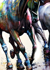 Galloping Poster och Canvastavla