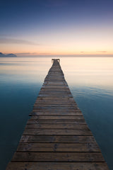 Blue Jetty Poster och Canvastavla