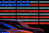Stars and Stripes reflected Poster och Canvastavla