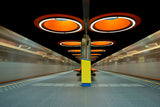 The Orange Subway Station Poster och Canvastavla