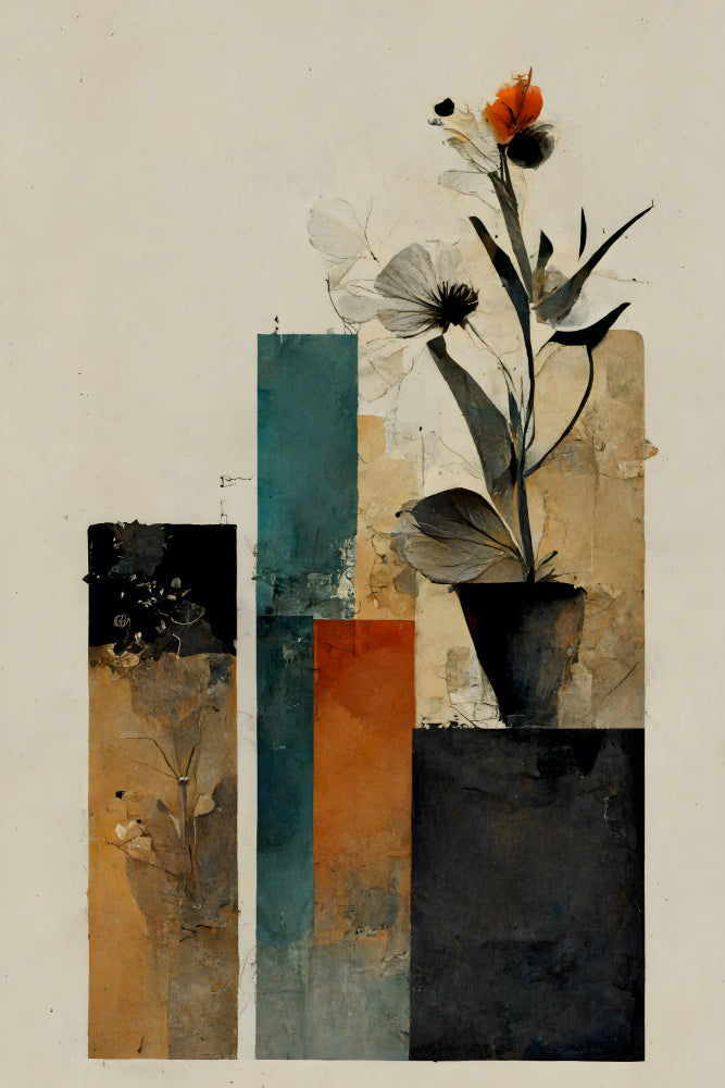 Geometric Stillife Vas och keramikposter