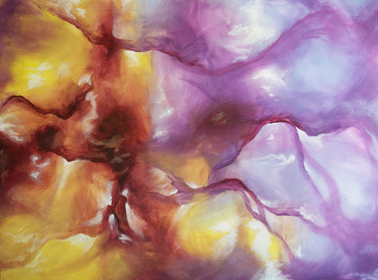 Nebula Waves Poster och Canvastavla