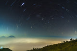 Between mountains stars and fog Poster och Canvastavla