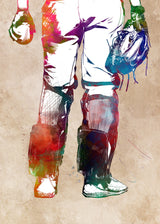 Baseball Sport Art 11 Poster och Canvastavla