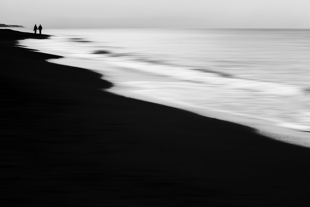 walk at the sea Poster och Canvastavla
