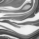Ink Marbling Black and White 01 Poster och Canvastavla