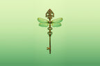 Key Dragonfly Poster och Canvastavla