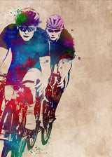Bikers  sport art 53 Poster och Canvastavla