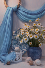 Still Life with Camomiles Poster och Canvastavla