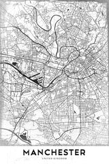 Manchester Poster och Canvastavla