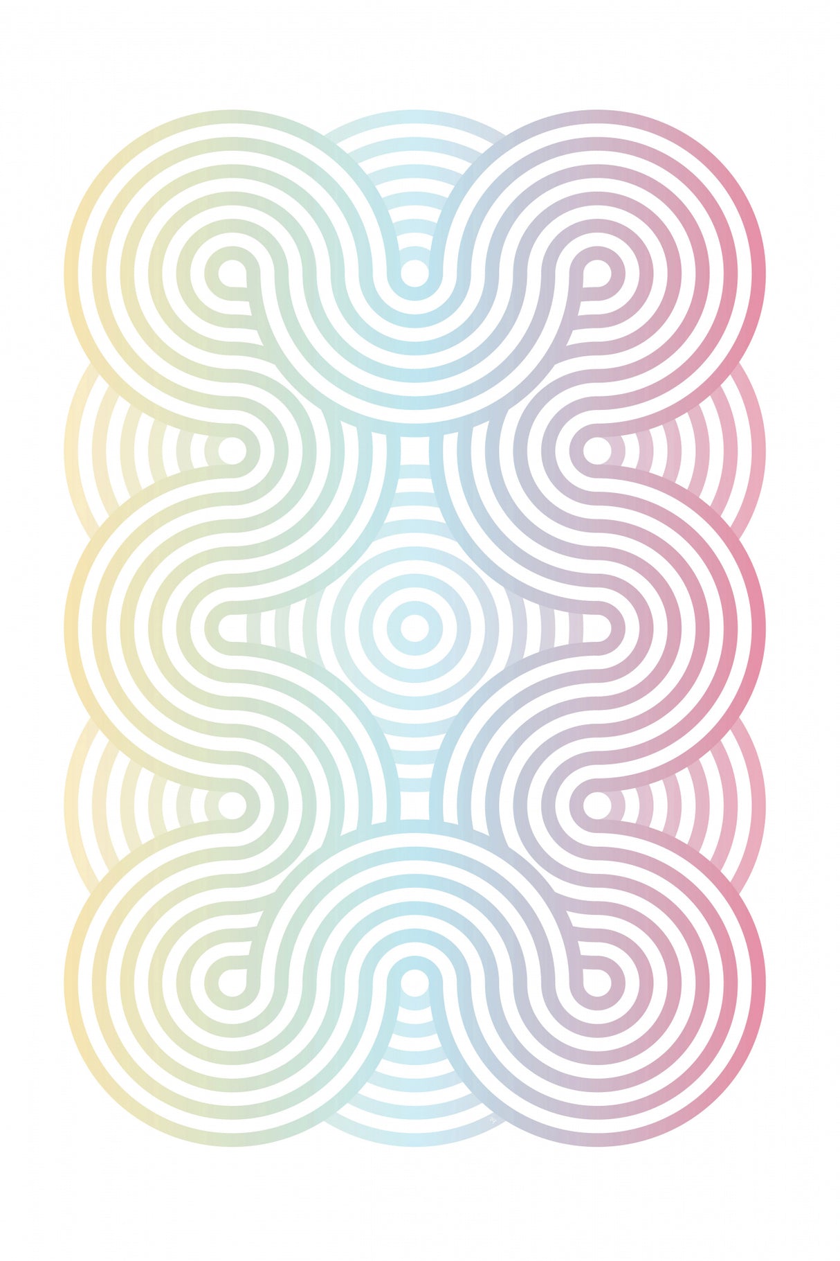 Pink Maze Poster och Canvastavla