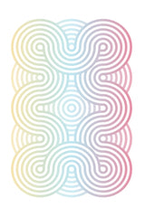 Pink Maze Poster och Canvastavla