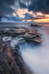 "THE LAST RAYS OF THE SUN" Poster och Canvastavla