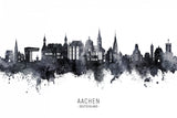Aachen Germany Skyline Poster och Canvastavla