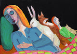 Five in the Bed Poster och Canvastavla