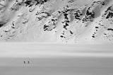 Old Mountains and A Man Poster och Canvastavla