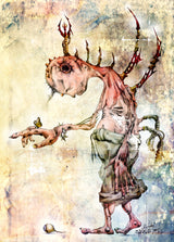Don't look there - fantasy Poster och Canvastavla
