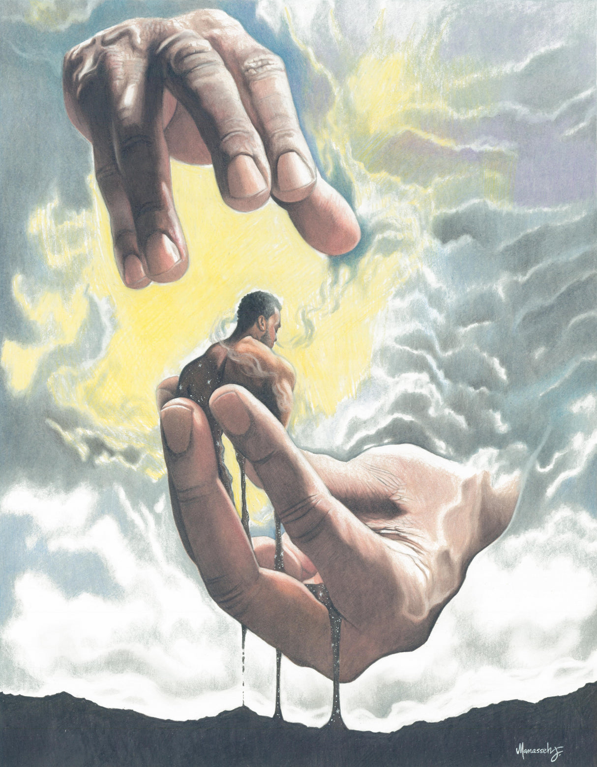 Creation of Man Poster och Canvastavla