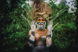 Asaro man,Holosa,Papua New Guinea Poster och Canvastavla