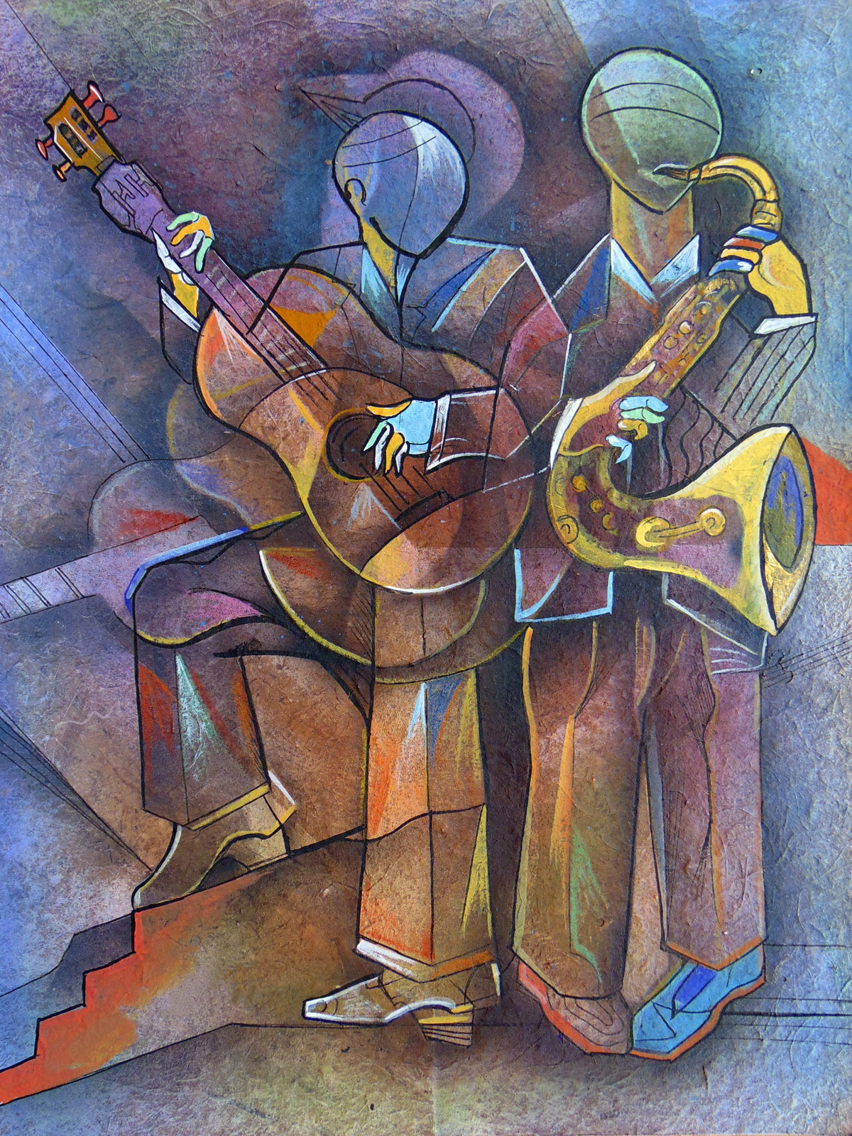 Jazz Musicians Poster och Canvastavla