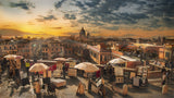 Skyline di Roma Poster och Canvastavla