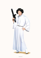 Princess Leia Poster och Canvastavla
