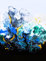 Colorful Smoke Poster och Canvastavla