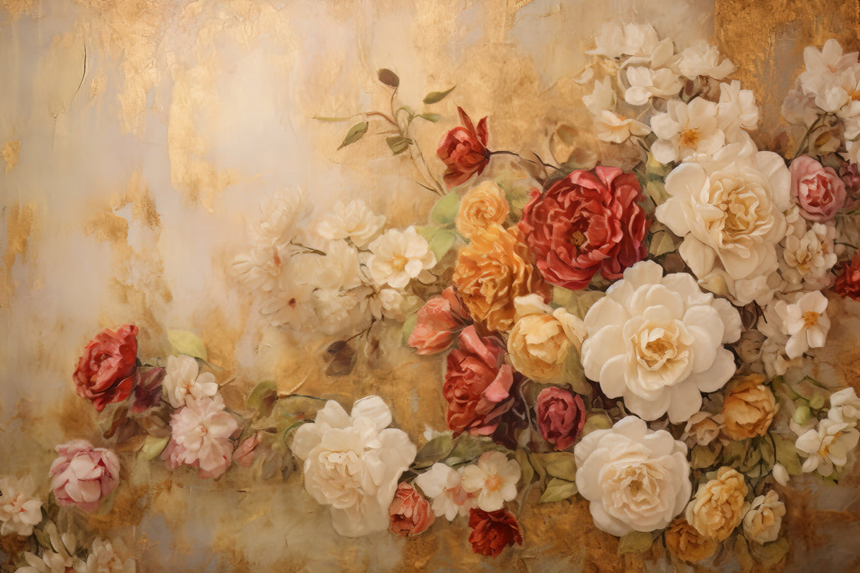 Fa Vintage Floral 77 Poster och Canvastavla