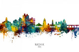 Nashik Skyline India Poster och Canvastavla