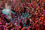 Nandgaon holi Poster och Canvastavla