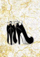 Marble Heels Poster och Canvastavla