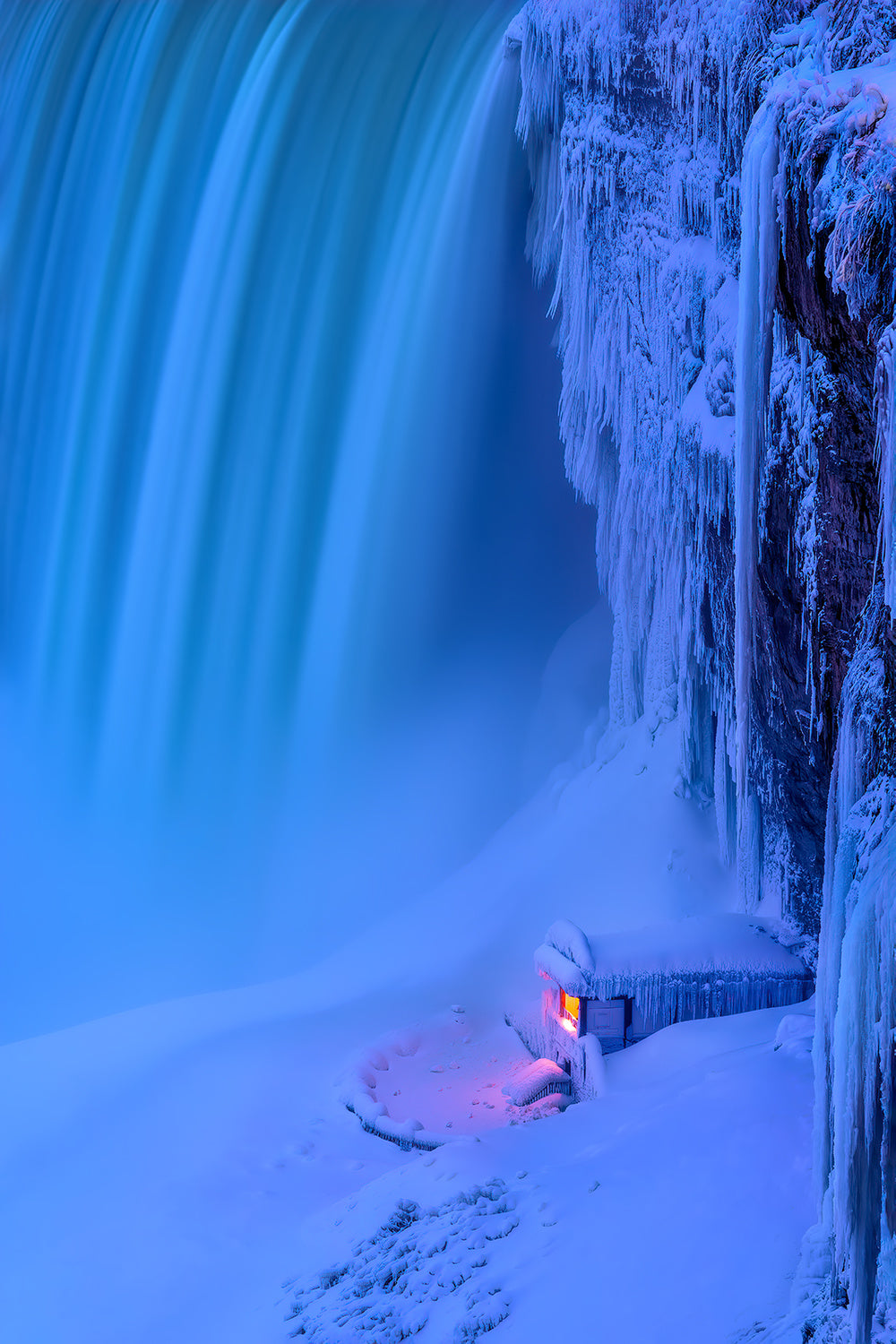 Icy Magic Poster och Canvastavla