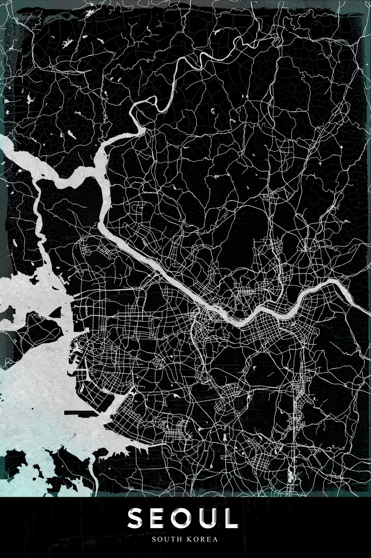 SEOUL Poster och Canvastavla