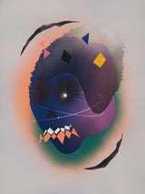 Geometrical Celestial Skull Poster och Canvastavla
