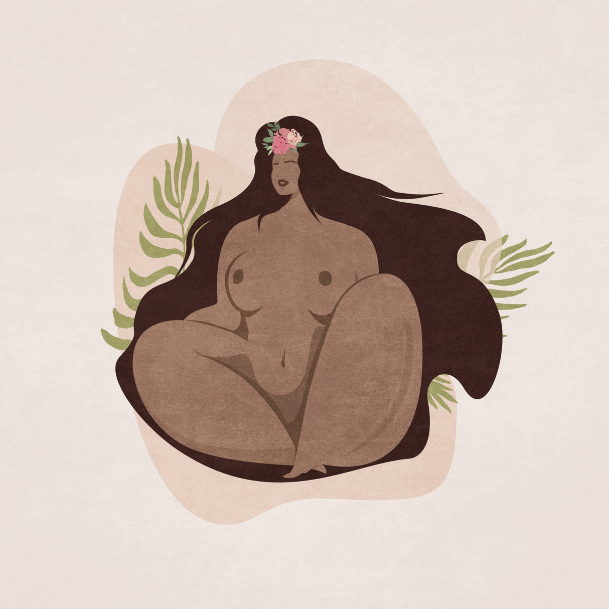 Beautiful Curvy B Lady 03 Poster och Canvastavla