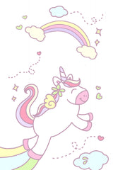 Unicorn and Baby girl Poster och Canvastavla