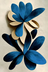Blue Nymphaea Poster och Canvastavla