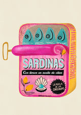 Sardines Tin Can Poster och Canvastavla