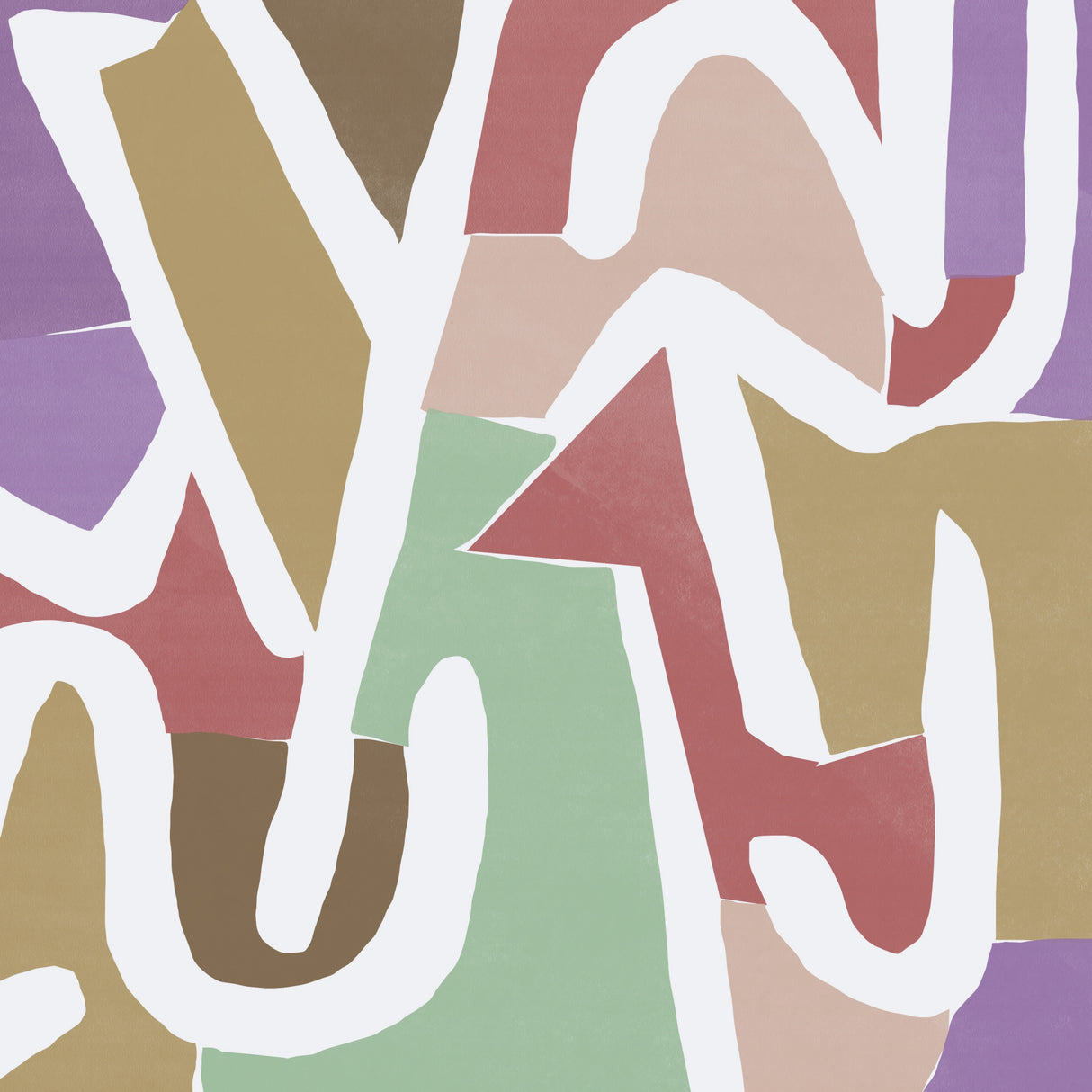 Line art abstract 04 Poster och Canvastavla