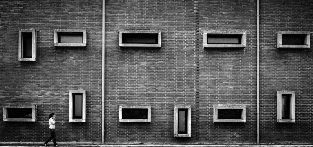 Walking trough geometry Poster och Canvastavla