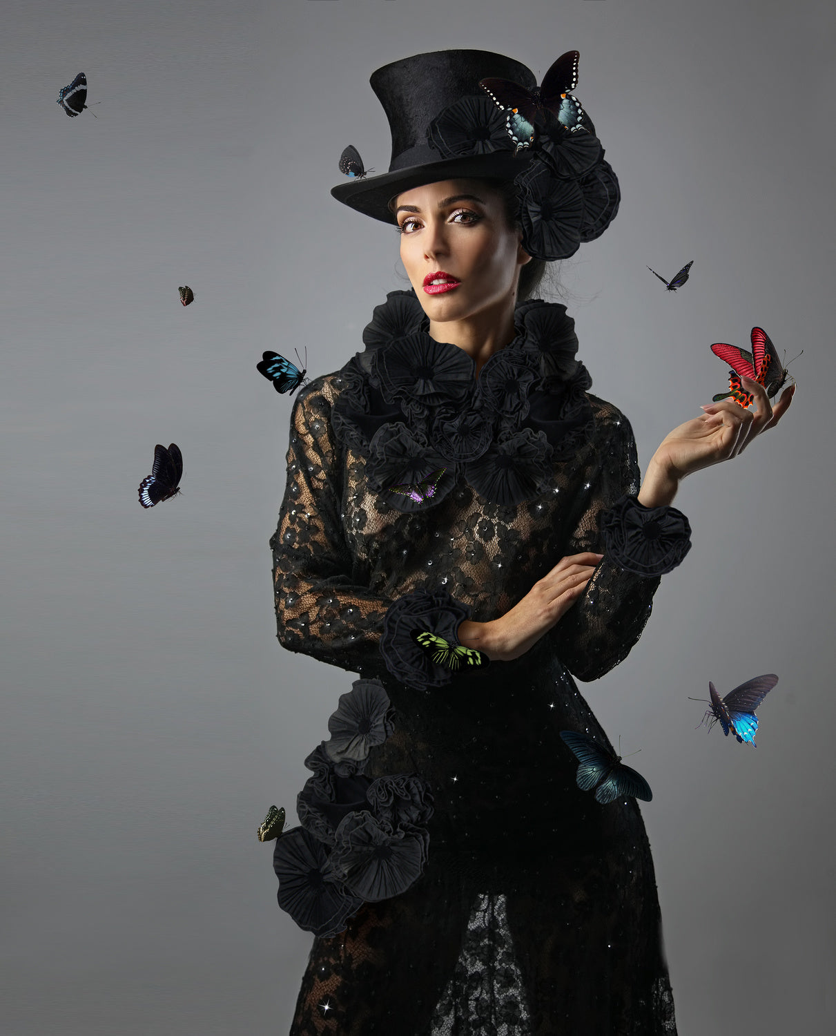 Lady Butterfly III Poster och Canvastavla