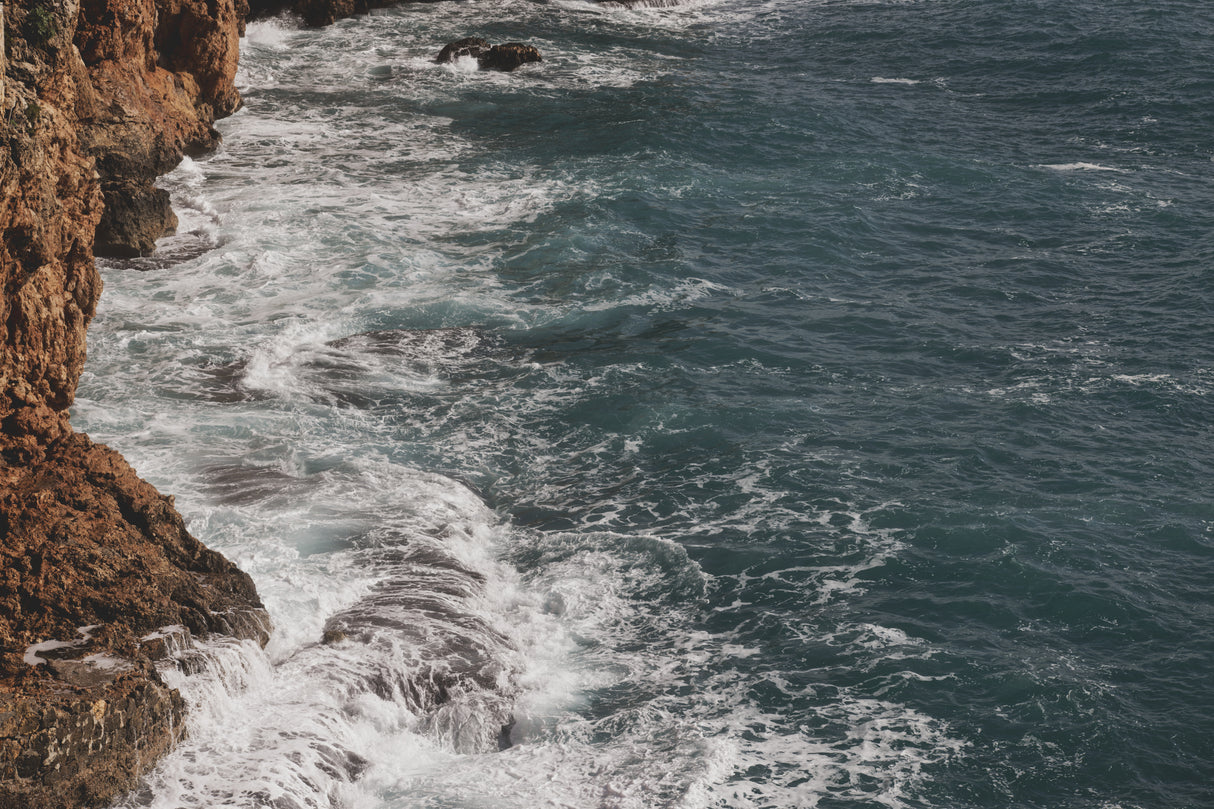 sea waves and rocks Poster och Canvastavla