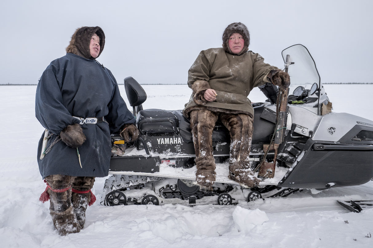 Break during wolf hunting Poster och Canvastavla