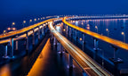 Dalian Bay Bridge Poster och Canvastavla