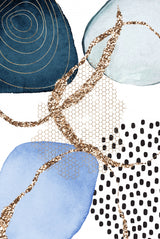 Aesthetic Blues-2 Poster och Canvastavla