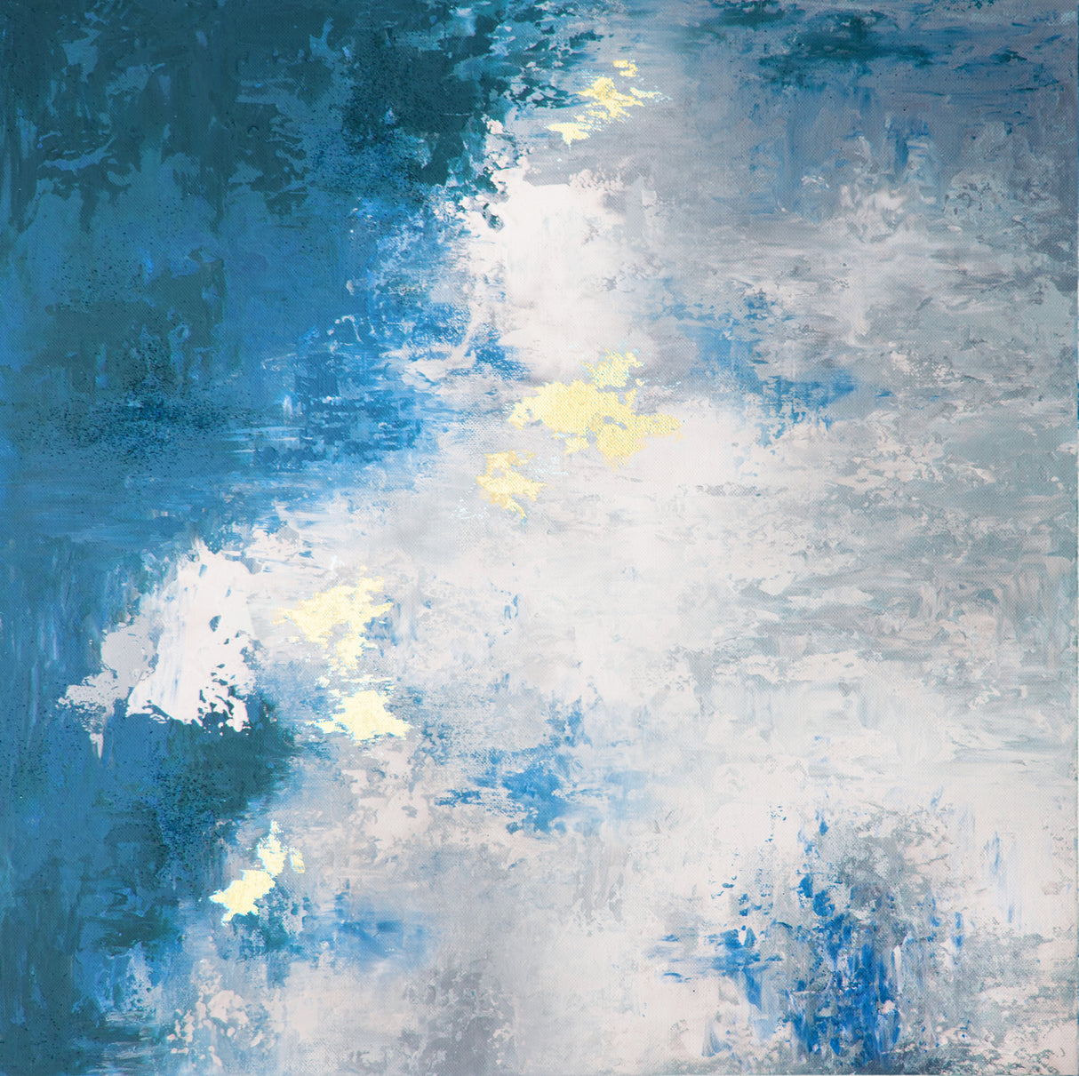 Abstract Blue Red Green 1 Poster och Canvastavla