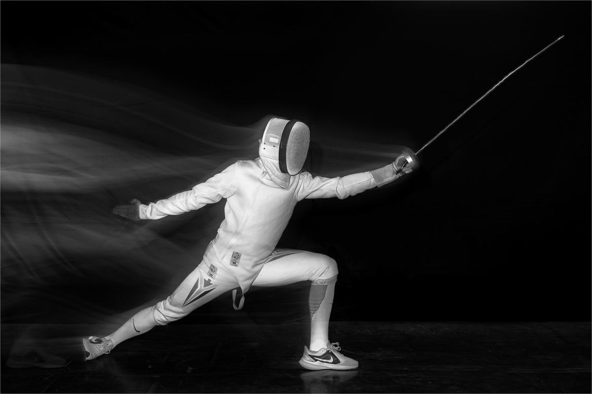Lone Fencer Poster och Canvastavla